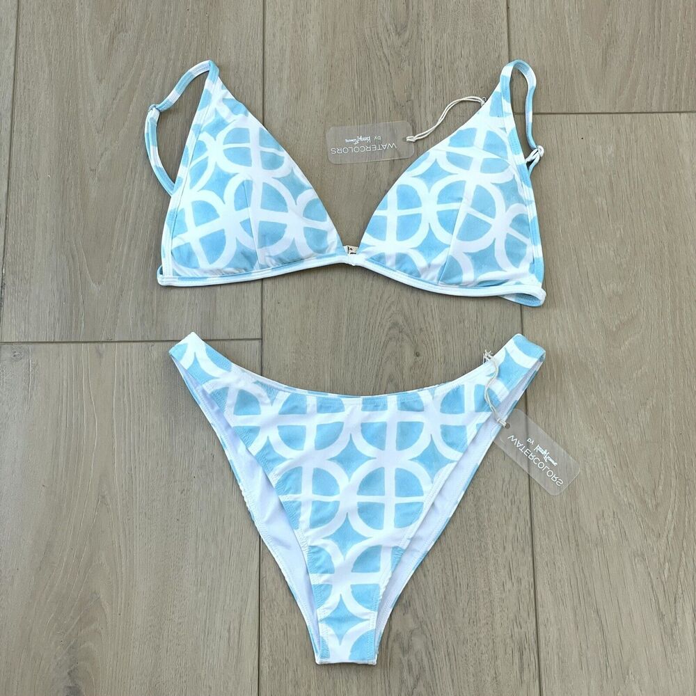 NEW Kenny Flowers Womens Large The Maldives Bikini 2 Piece Swimsuit